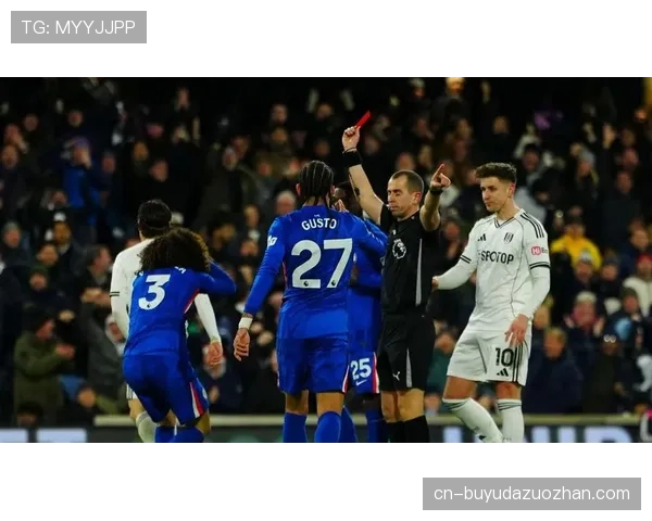 切尔西1-2不敌富勒姆遭遇联赛五轮不胜，库库雷利亚直红罚下